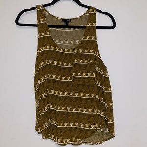 Forever 21 geometric blouse